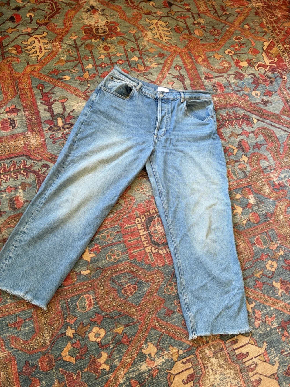 Boyish Relaxed Light Blue Cropped Jeans